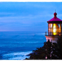 Heceta Head Lighthouse at Twilight