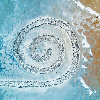 Spiral Jetty Aerial